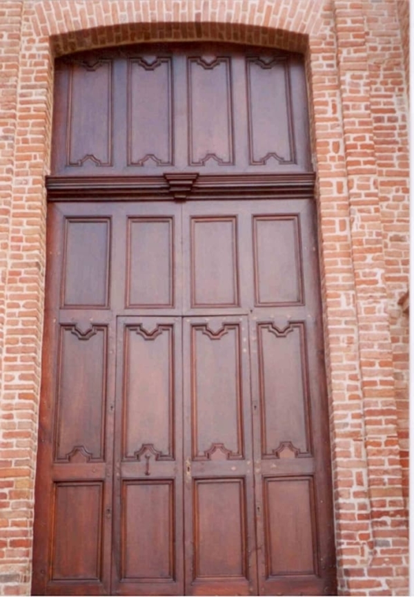Il Falegname - Falegnameria e Restauro - Restauro Portone Chiesa Pecetto Torinese